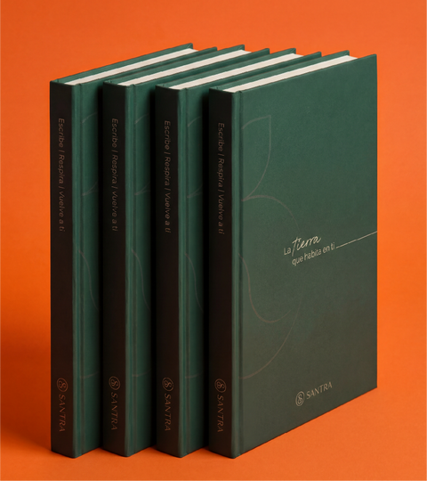 Journal de escritura consciente SANTRA - La tierra que habita en ti.