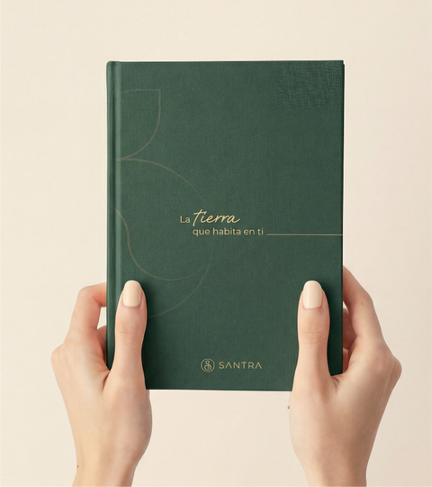 Journal de escritura consciente SANTRA - La tierra que habita en ti.